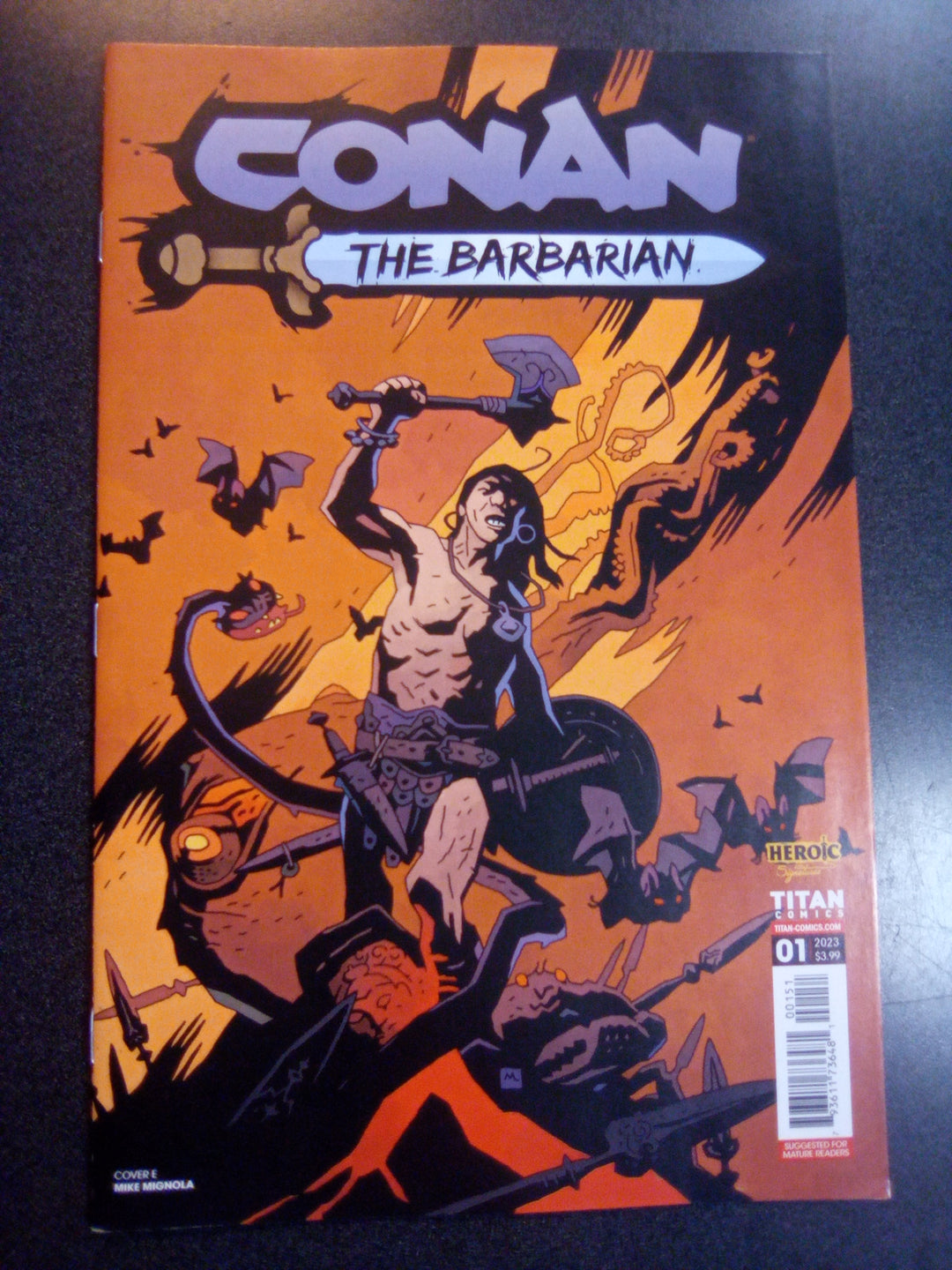 Conan the Barbarian #1 Cover E Mignola
