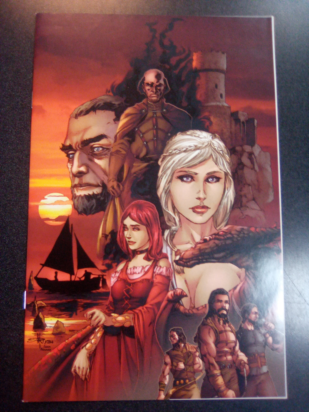 George RR Martin A Clash of Kings #4 1:10 Mel Rubi Virgin Variant