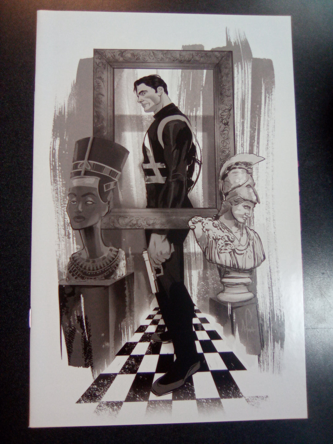 James Bond #5 1:20 Afua Richardson B&W Virgin Variant