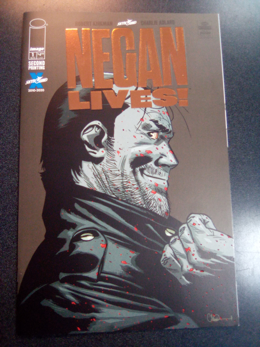 Walking Dead Here's Negan #1 Second Print Foil Variant