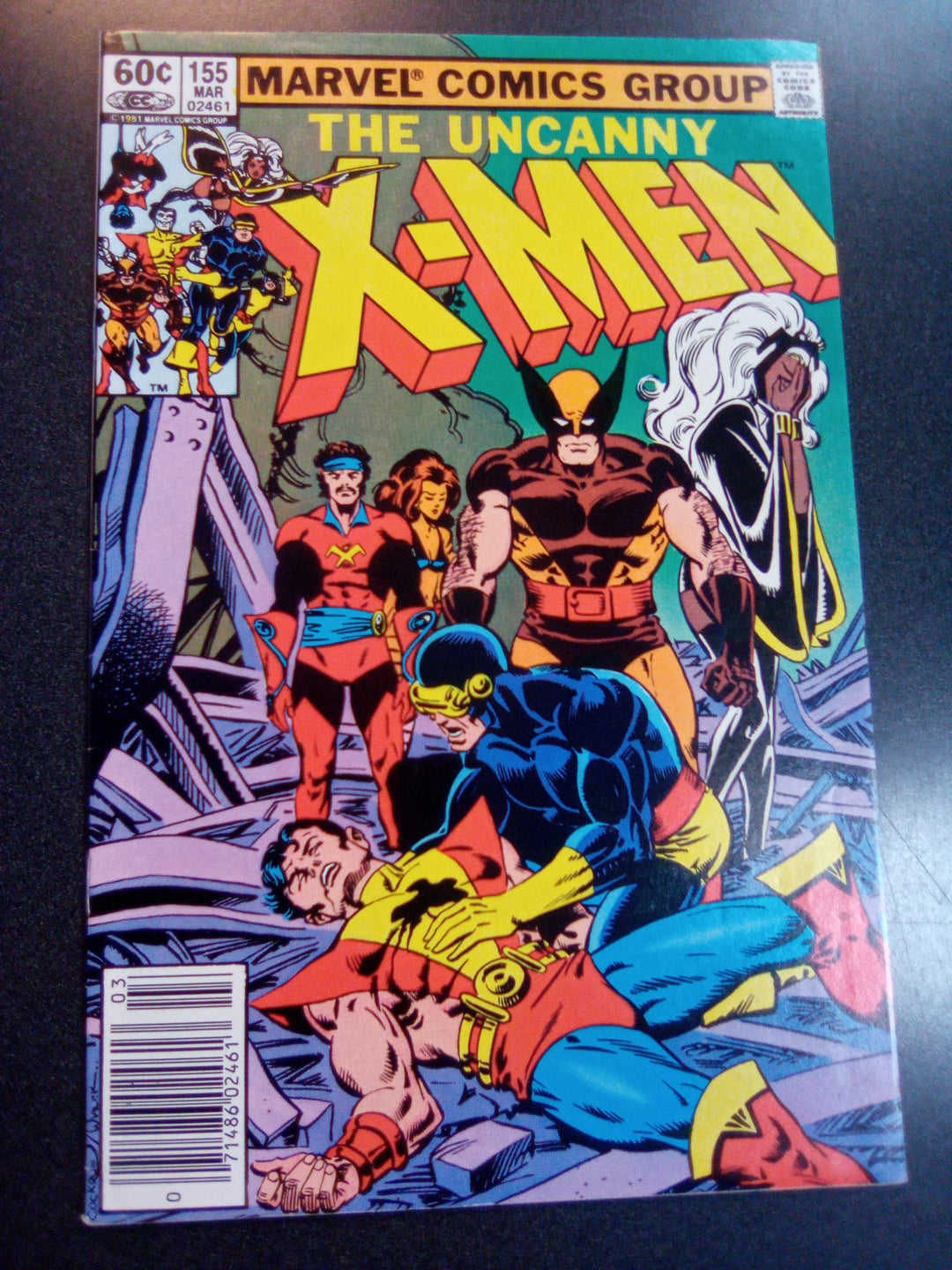 Uncanny X-Men #155 (1982, Newsstand) VF