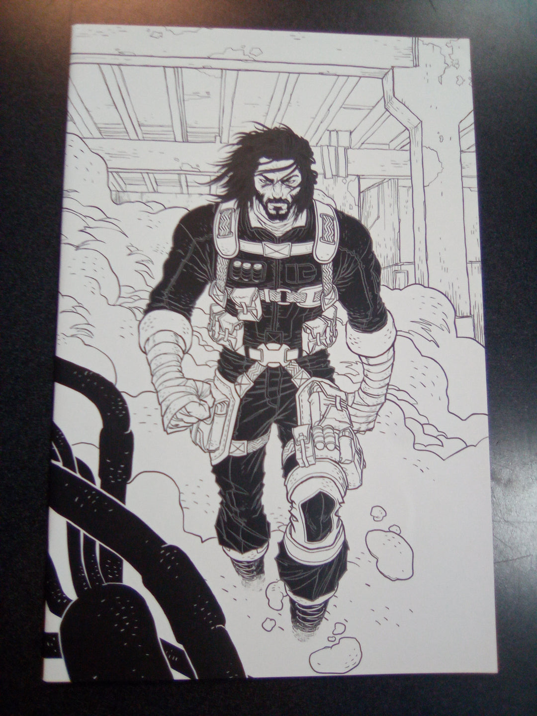 BRZRKR (Berzerker) #1 1:100 Grampa B&W Variant