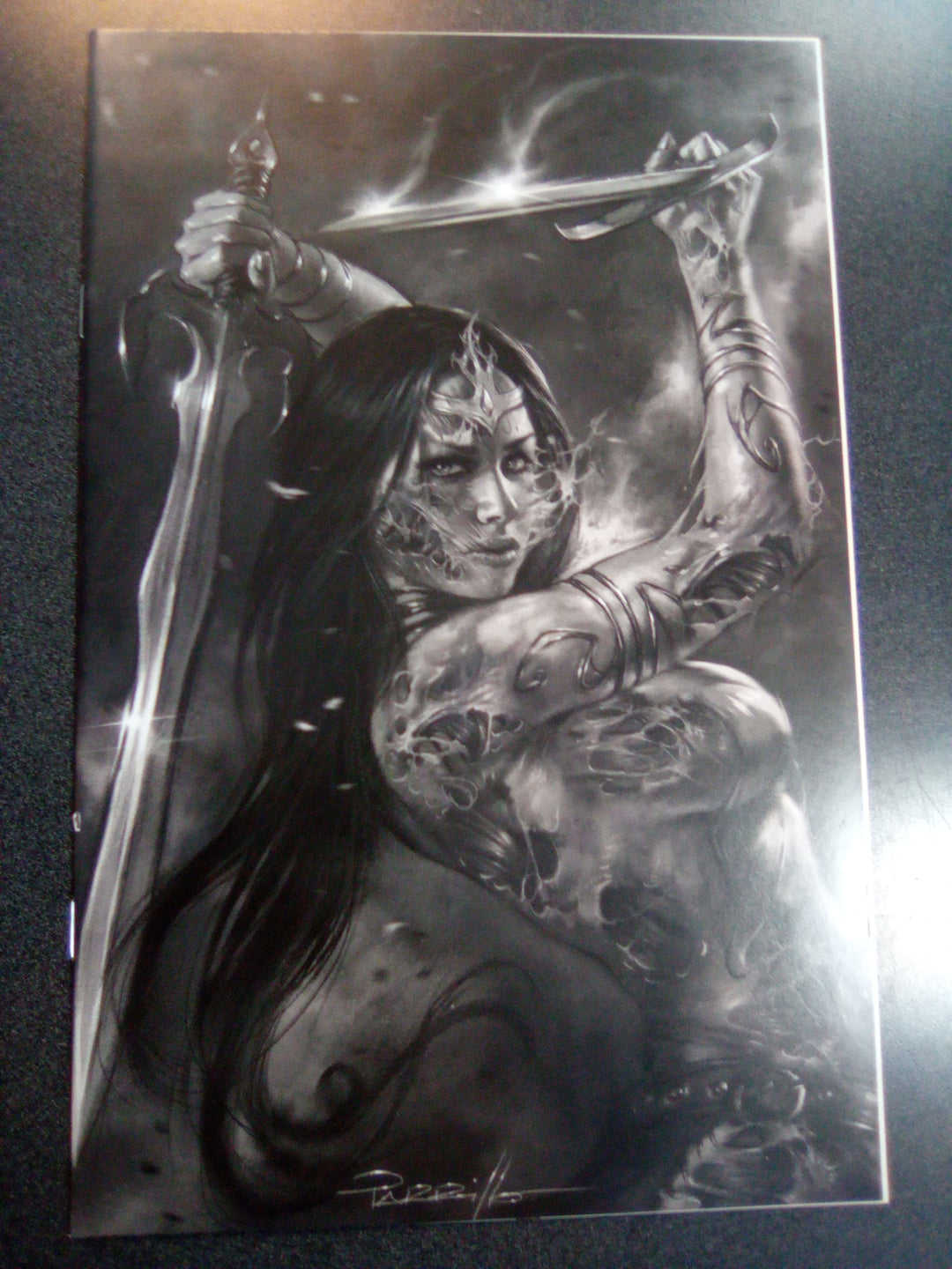 Die!namite #4 1:50 Lucio Parrillo B&W Virgin Variant