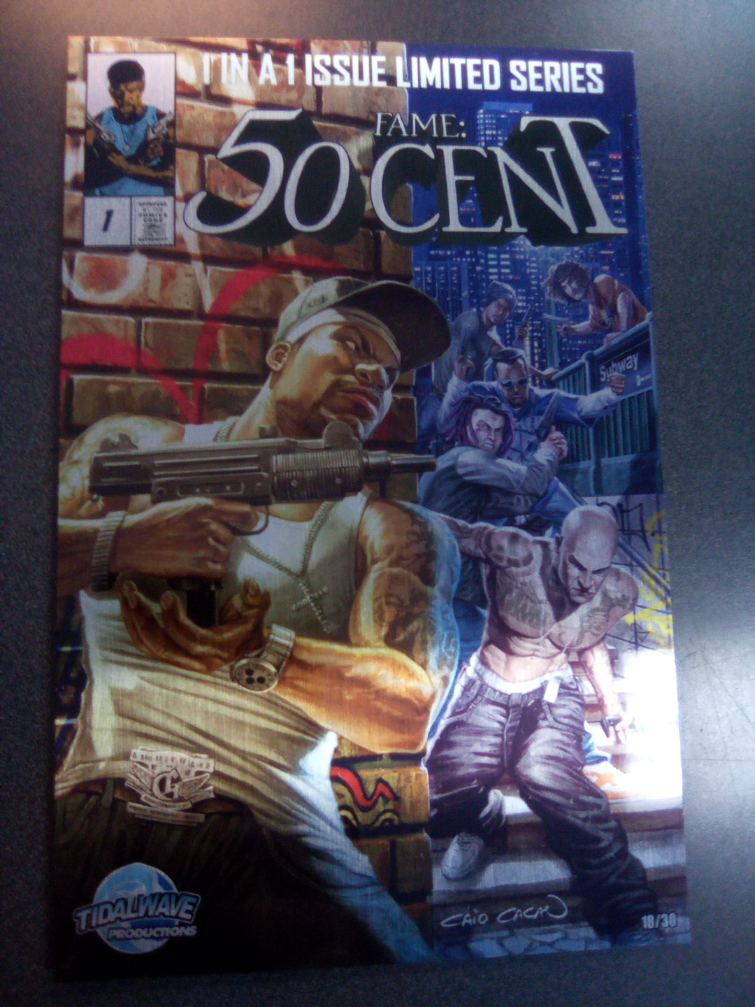 Fame: 50 Cent #1 Caio Cacau Trade Dress Metal Variant