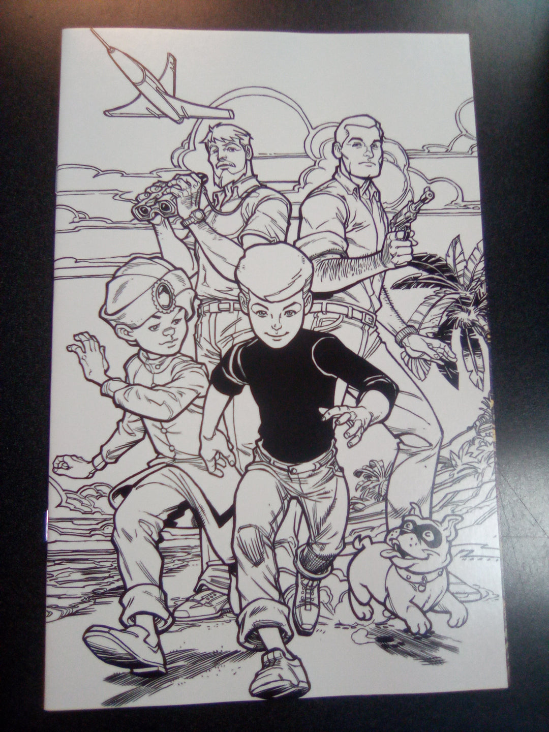 Jonny Quest #1 Cover T 40 Copy Variant Edition Hardin Line Art Virgin