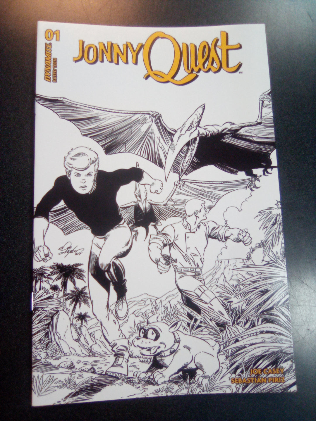 Jonny Quest #1 Cover N 10 Copy Variant Edition Layton Line Art