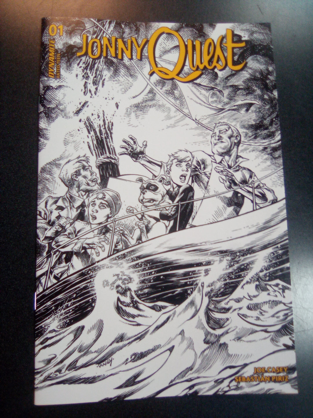 Jonny Quest #1 Cover R 20 Copy Variant Edition Raney Line Art