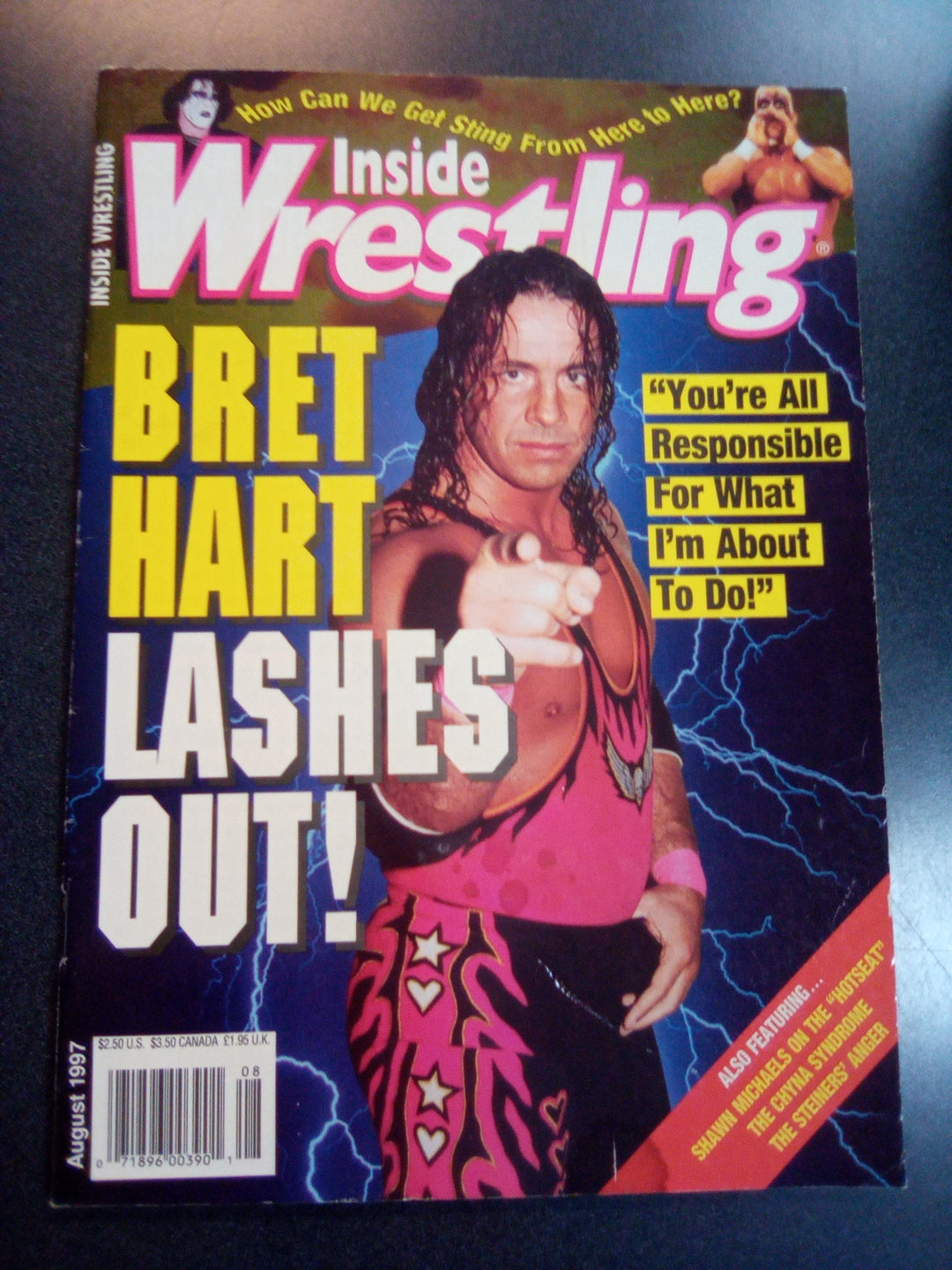 Inside Wrestling August 1997 VF-