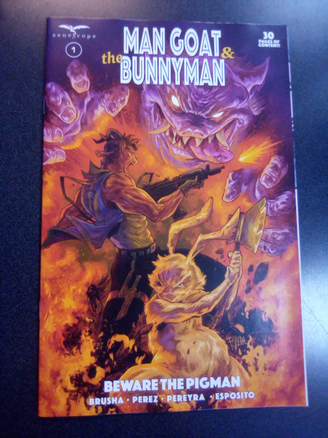 Man Goat & Bunnyman Beware The Pigman #1 (Of 3) Cover A Fajard