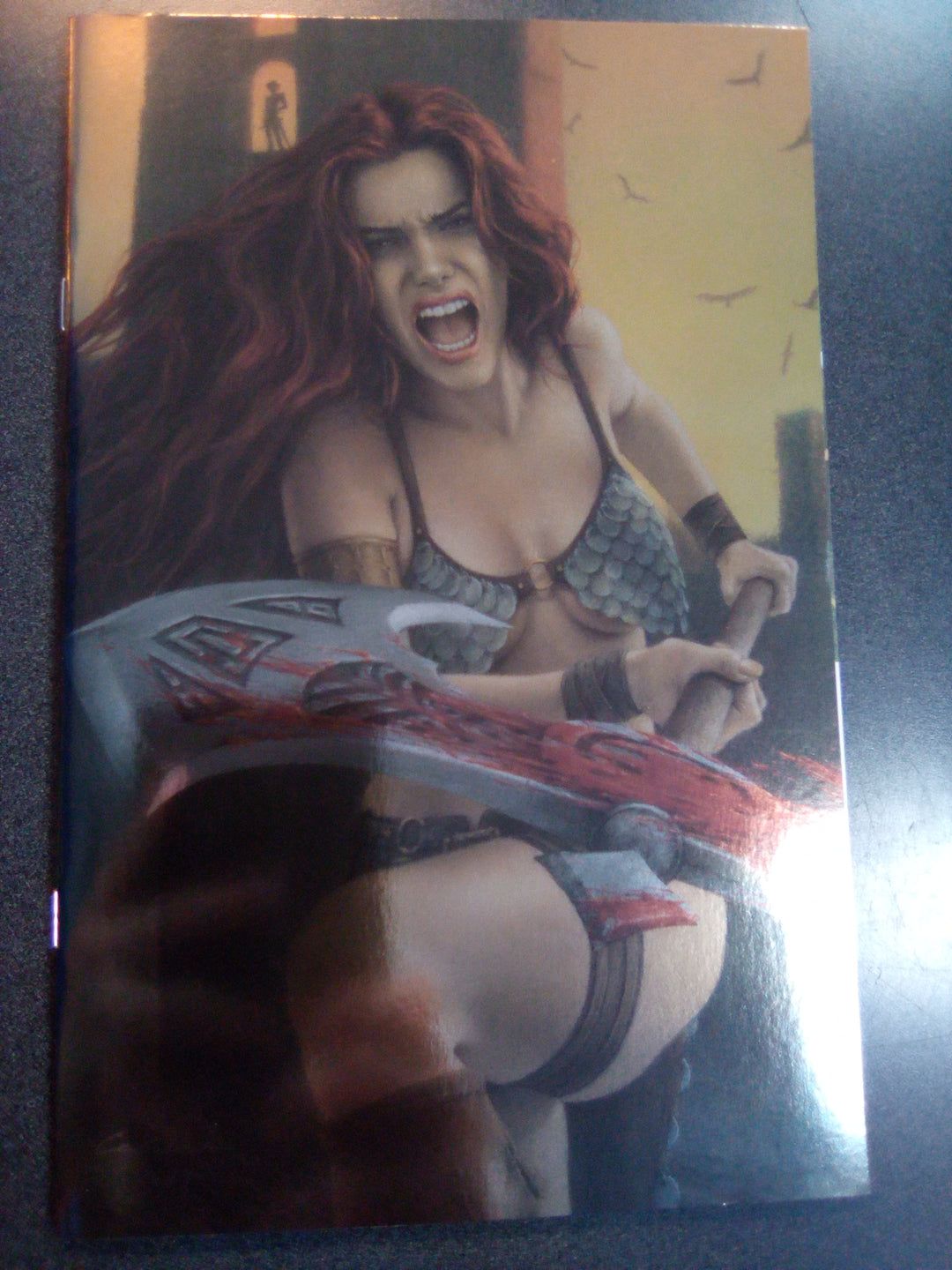 Red Sonja Death And The Devil #1 Cover N 15 Copy Variant Edition Celina Foil Virgin