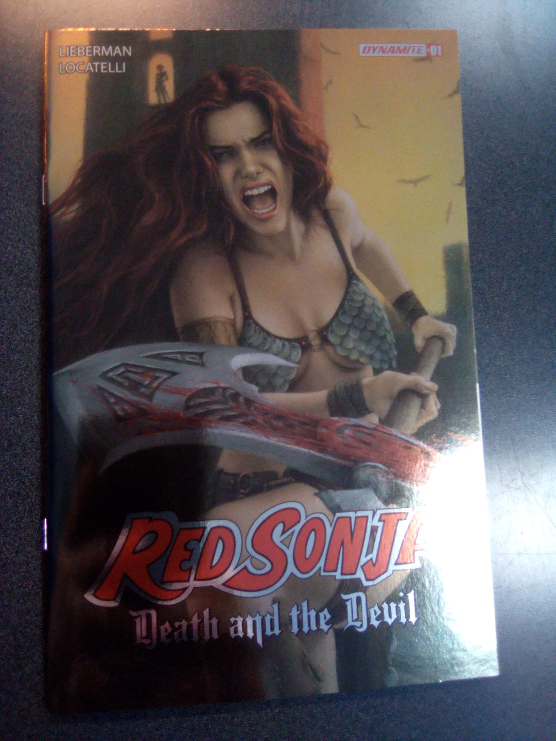 Red Sonja Death And The Devil #1 Cover L 10 Copy Variant Edition Celina Foil