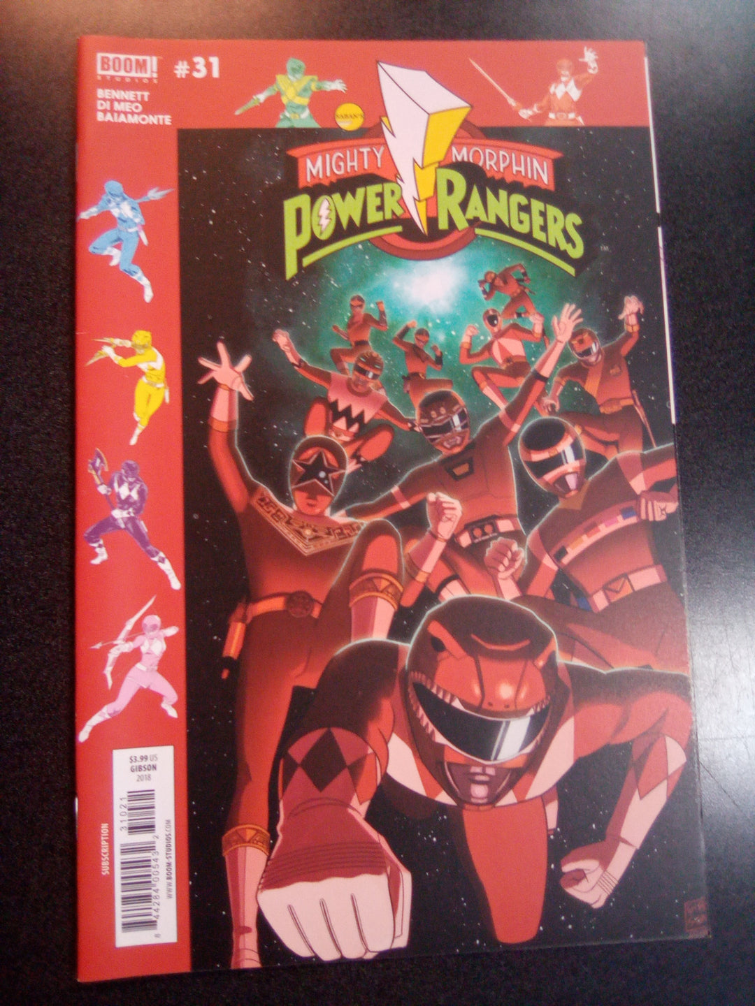 Mighty Morphin Power Rangers #31 (2018) Gibson Variant