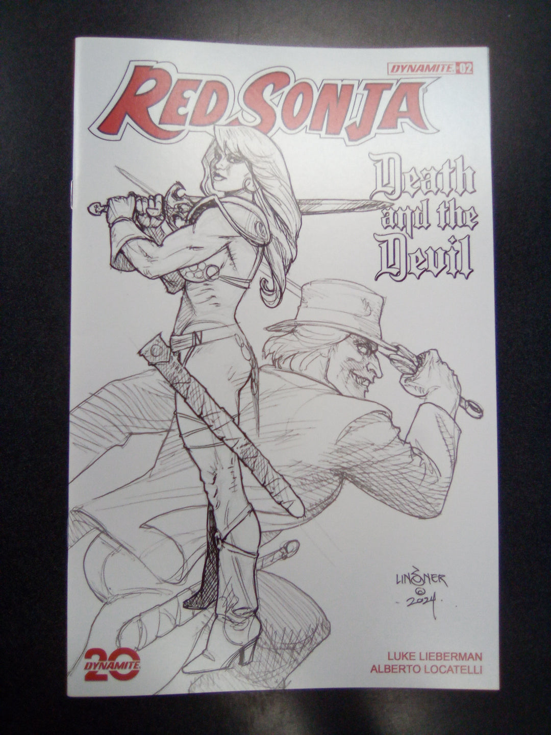 Red Sonja Death And The Devil #2 Cover H 15 Copy Variant Edition Linsner