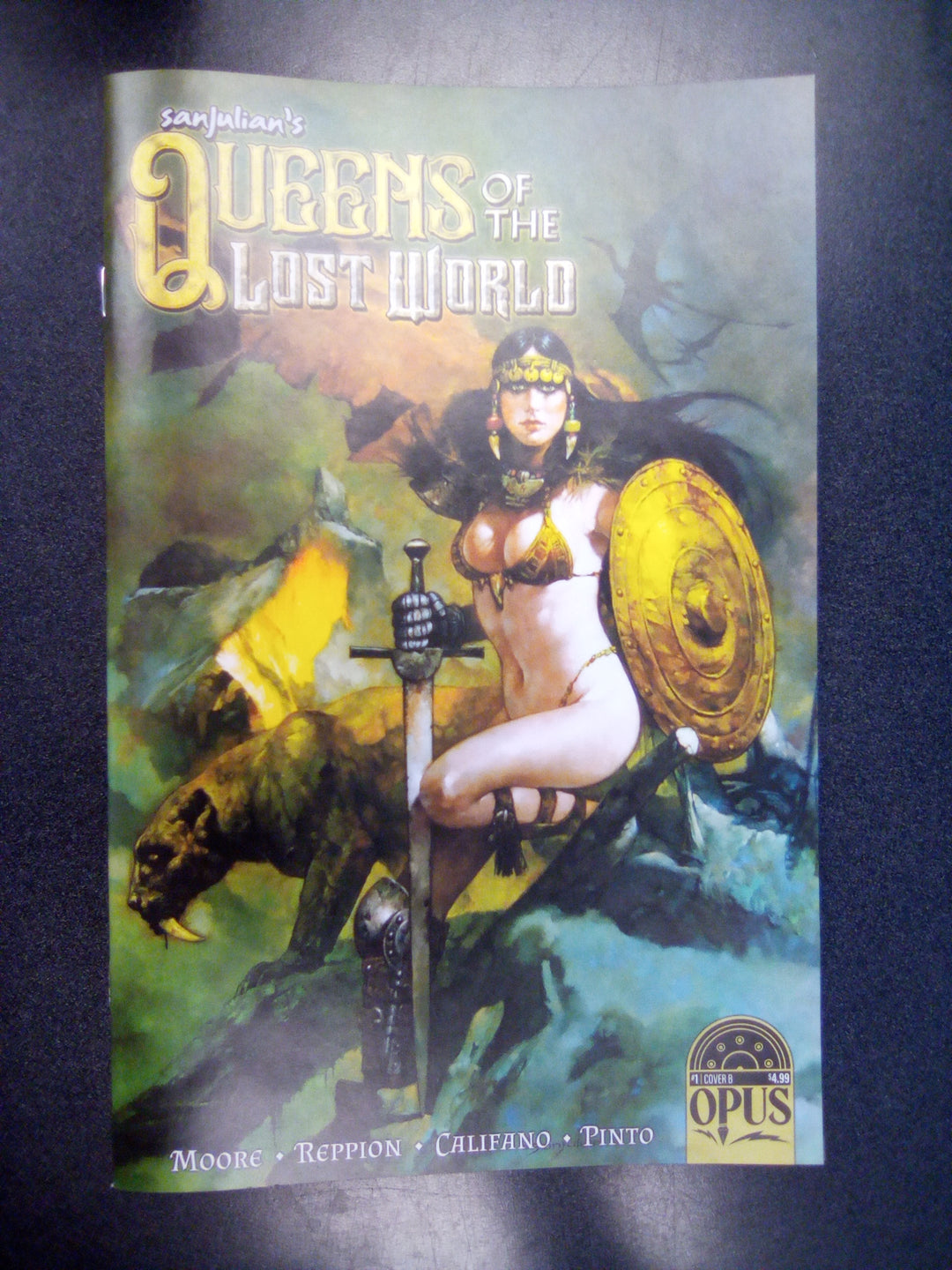 Sanjulian Queen Lost World #1 Cover B Sanjulian