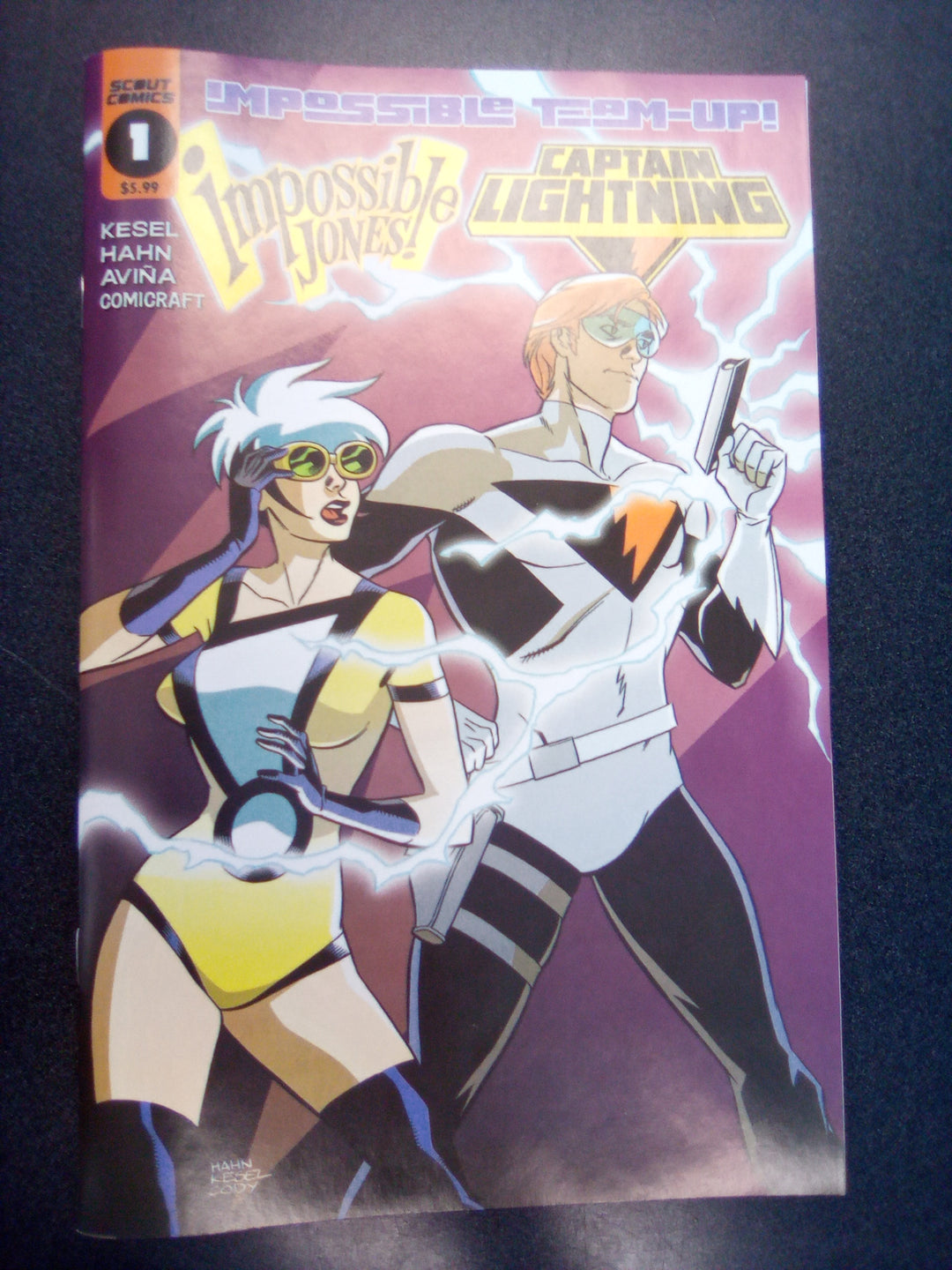 Impossible Team Up (One Shot) Impossible Jones And Captain Lightning Cover A David Hahn