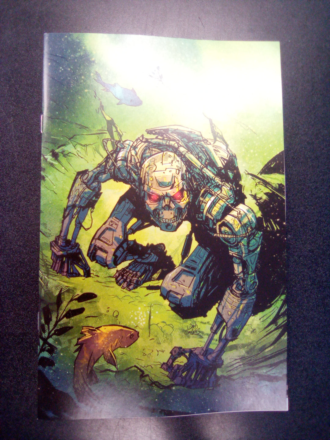 Terminator #1 Cover R 30 Copy Variant Edition Cousens Virgin