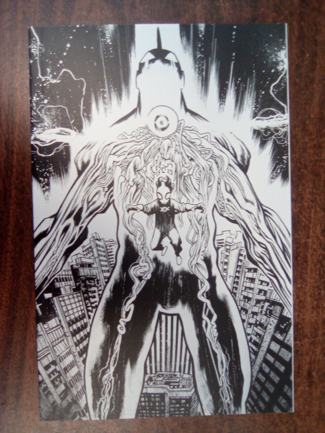 Ultramega by James Harren #4 1:10 B&W Virgin Variant
