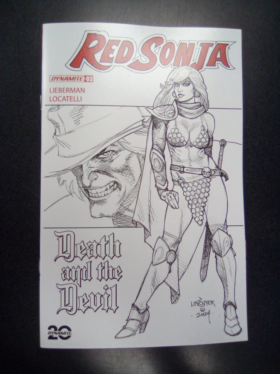 Red Sonja Death And The Devil #3 Cover H 15 Linsner Variant