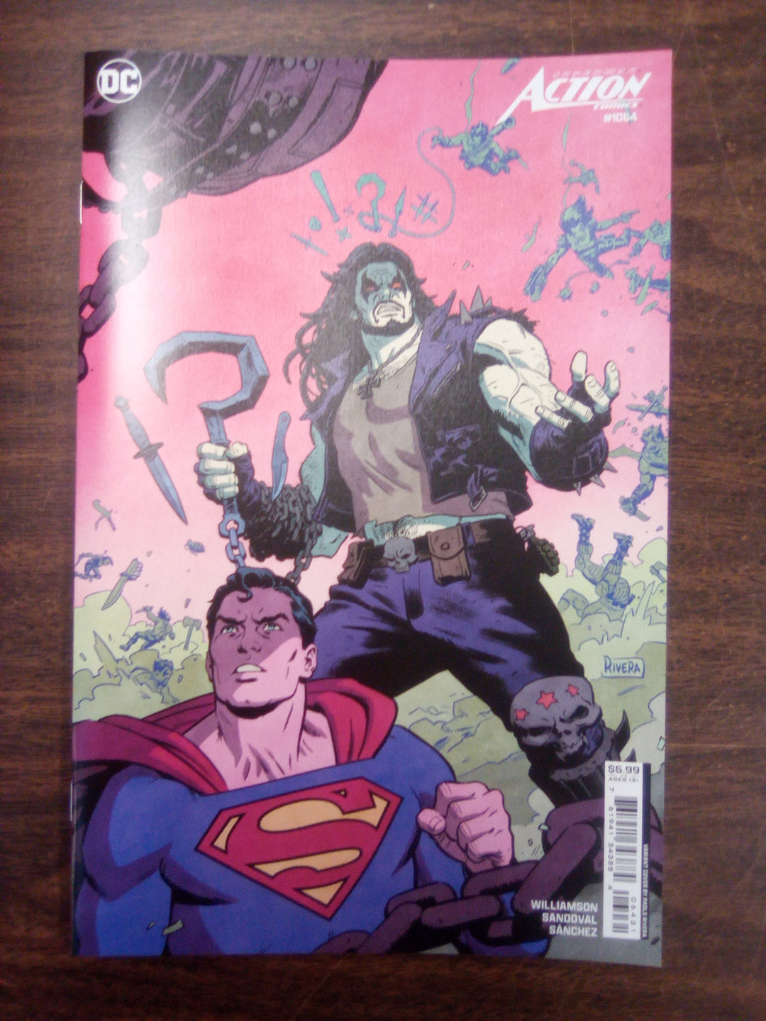 Action Comics #1064 Cover C Paolo Rivera Card Stock Variant (House Of Brainiac)