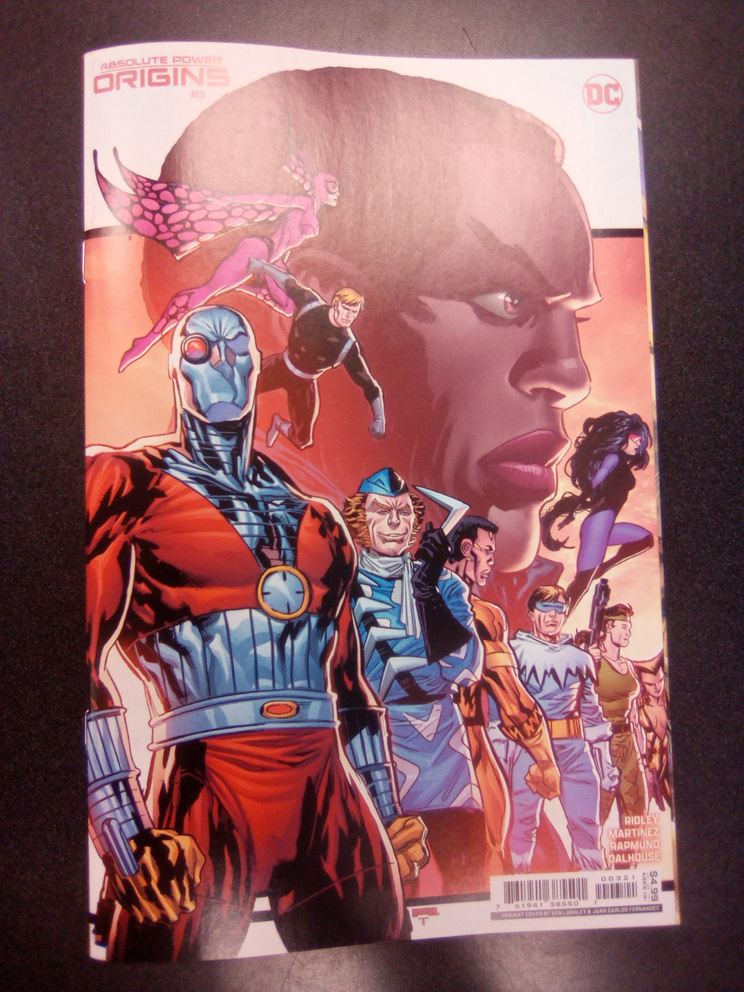 Absolute Power Origins #3 (Of 3) Cover B Ken Lashley Card Stock Variant