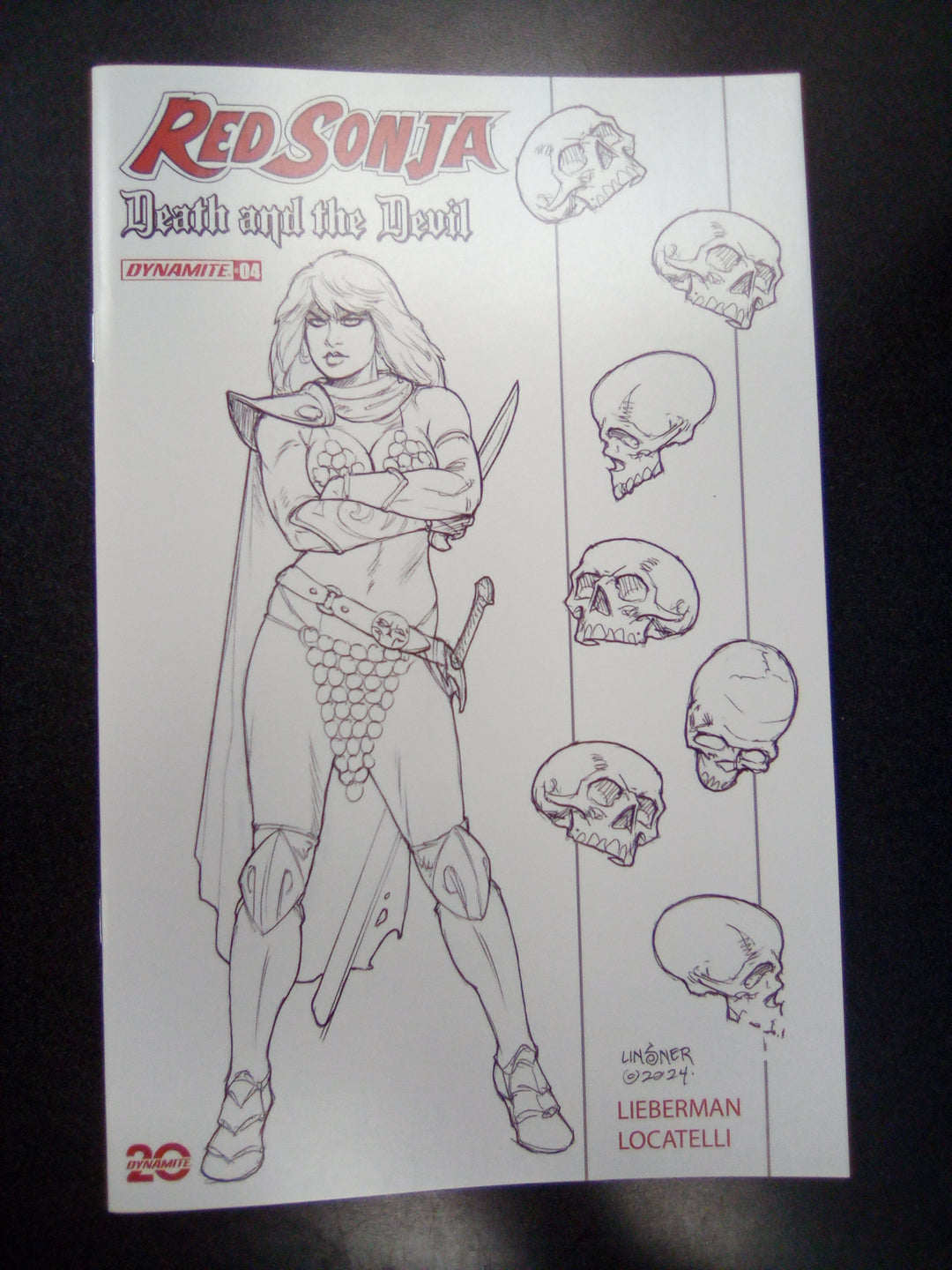 Red Sonja Death And The Devil #4 Cover H 15 Copy Variant Edition Linsner