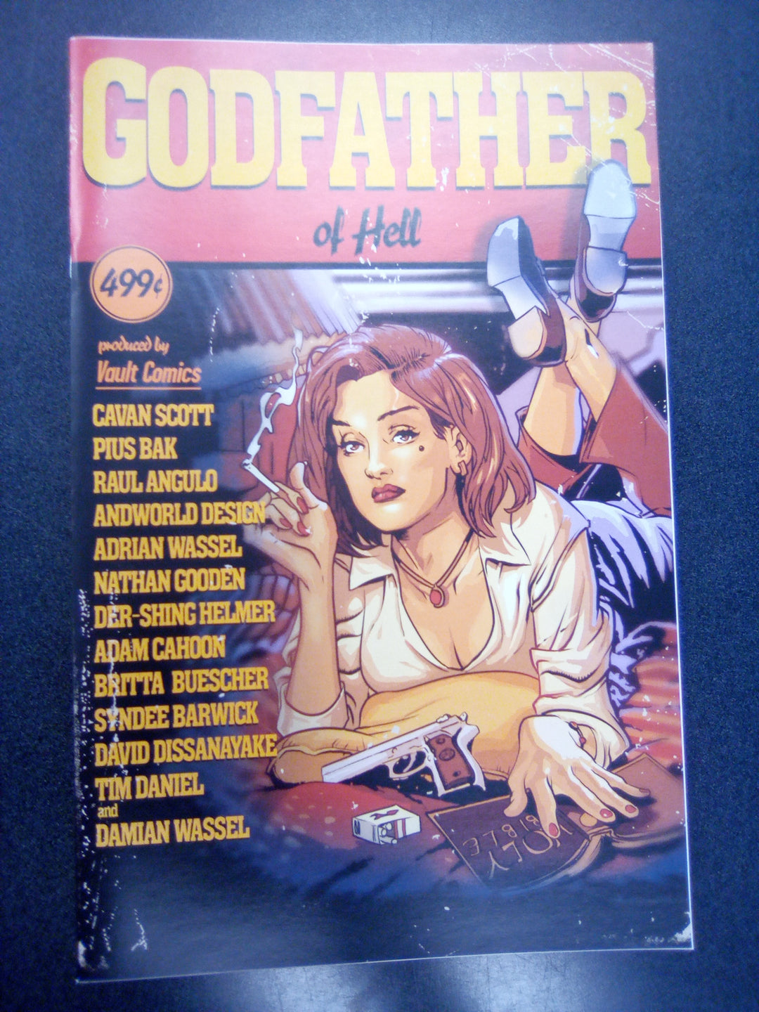 Godfather Of Hell #1 (Of 4) Cover B Nathan Gooden Pulp Fiction Homage Variant