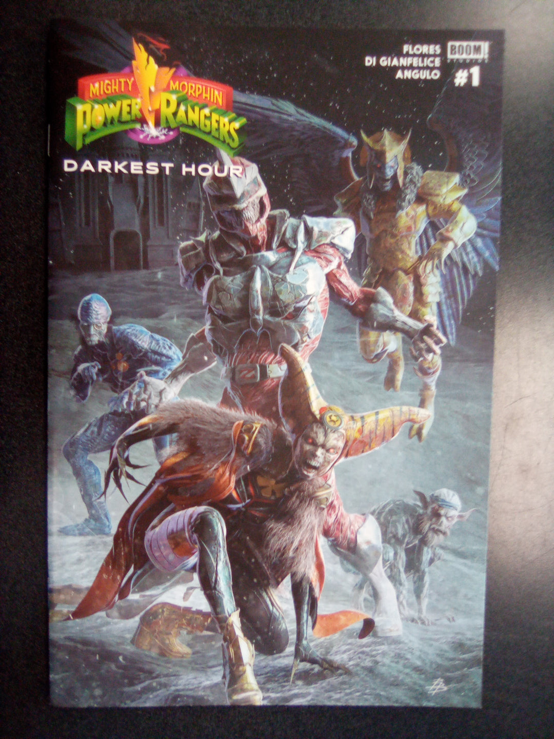 MMPR Darkest Hour #1 Cover C Dark Grid Barends