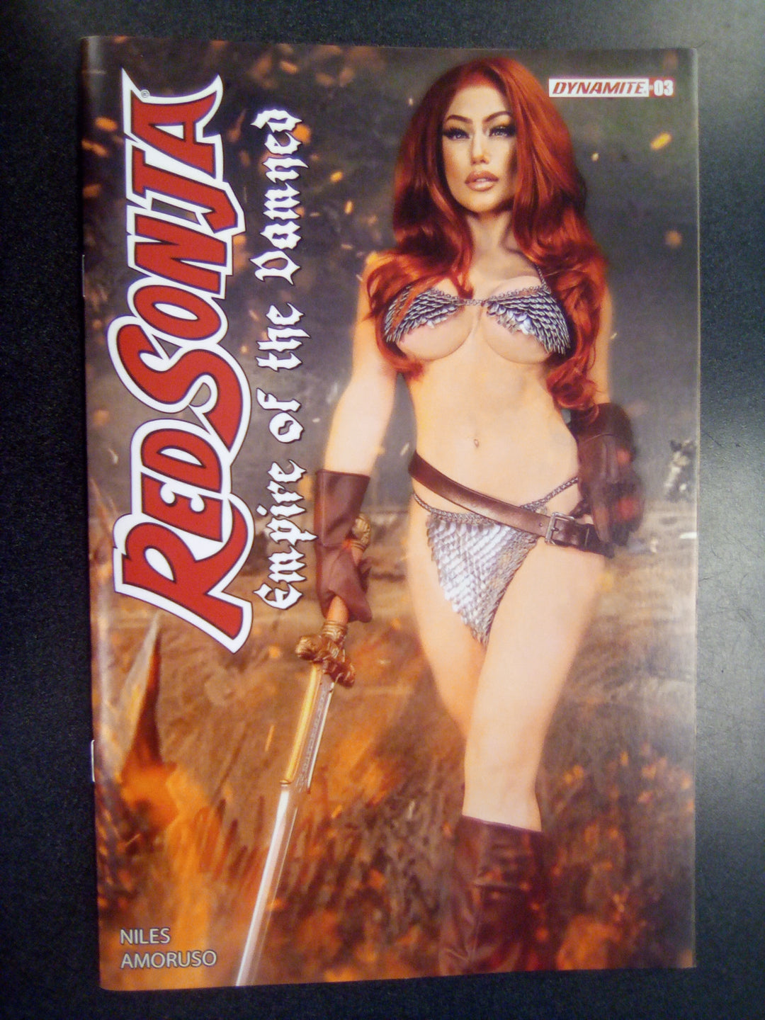 Red Sonja Empire Damned #3 Cover D Cosplay