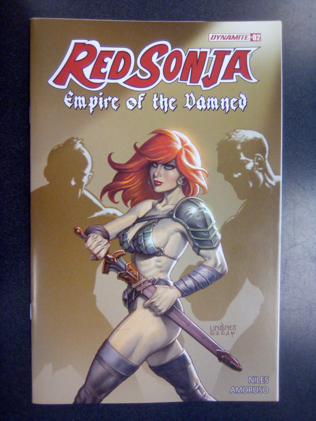 Red Sonja Empire Damned #2 Cover B Linsner