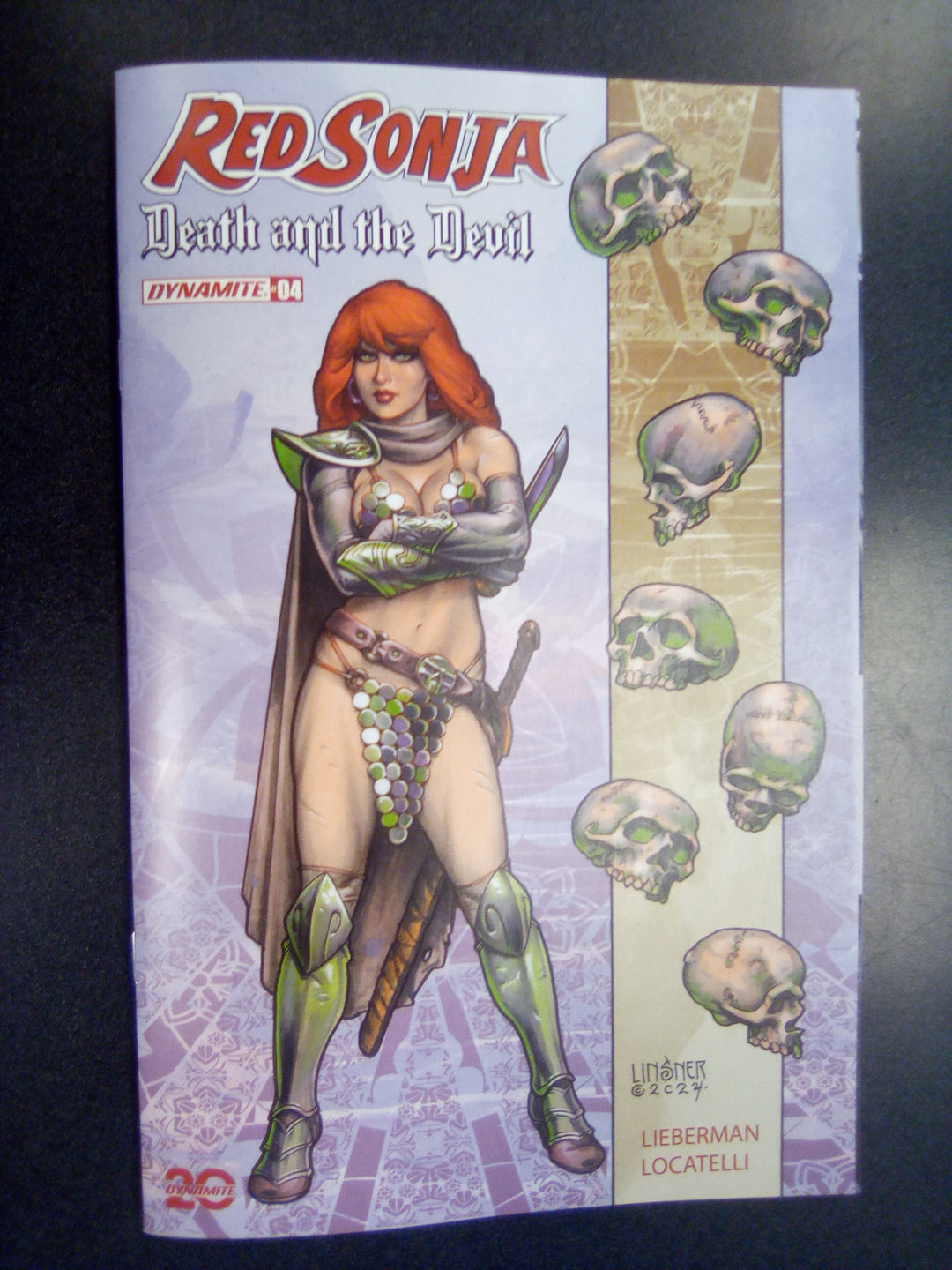 Red Sonja Death And The Devil #4 Cover A Linsner