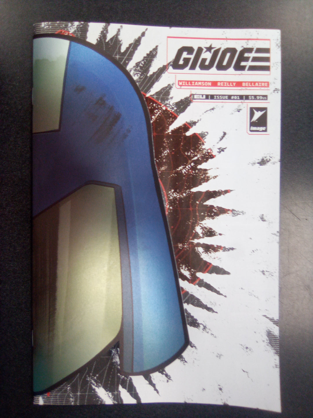 G.I. Joe (2024) #1 Cover R Milana Commander Mask Die Cut Foil