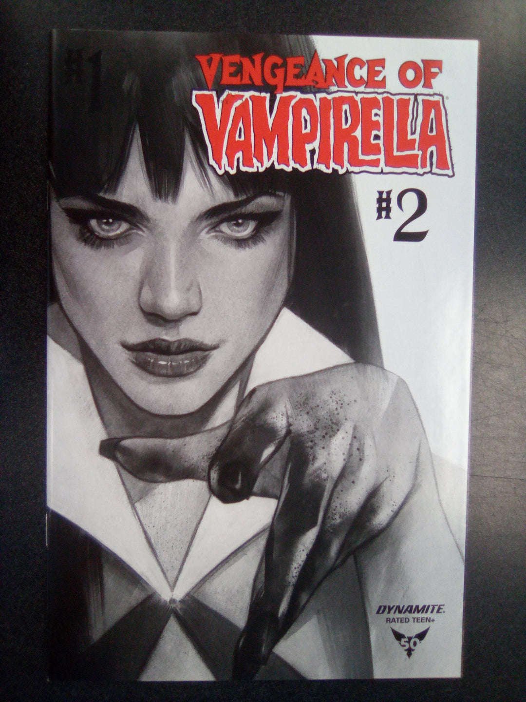Vengeance of Vampirella #2 1:30 Ben Oliver B&W Variant