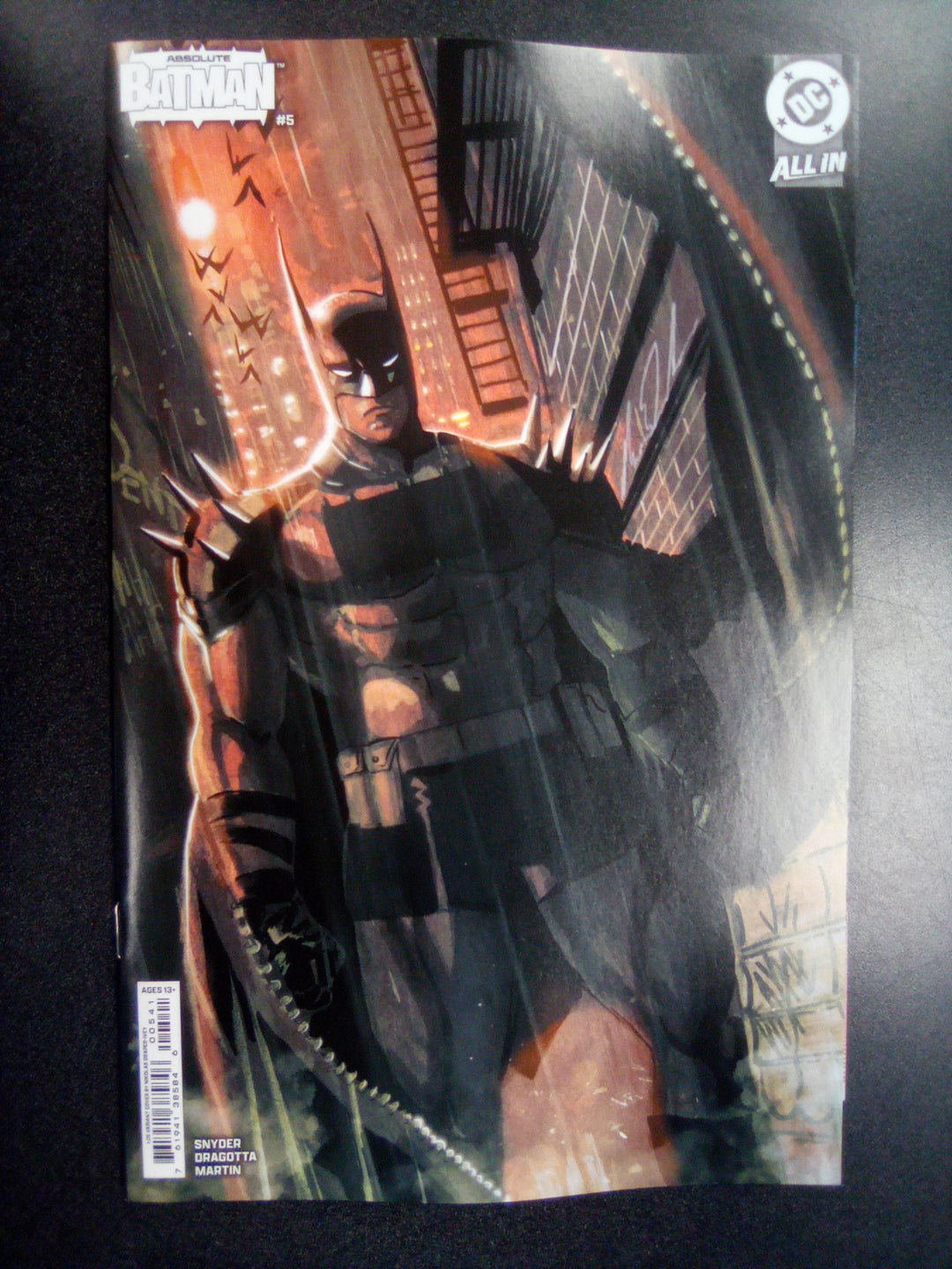 Absolute Batman #5 Cover D 1:25 Nikolas Draper-Ivey Card Stock Variant