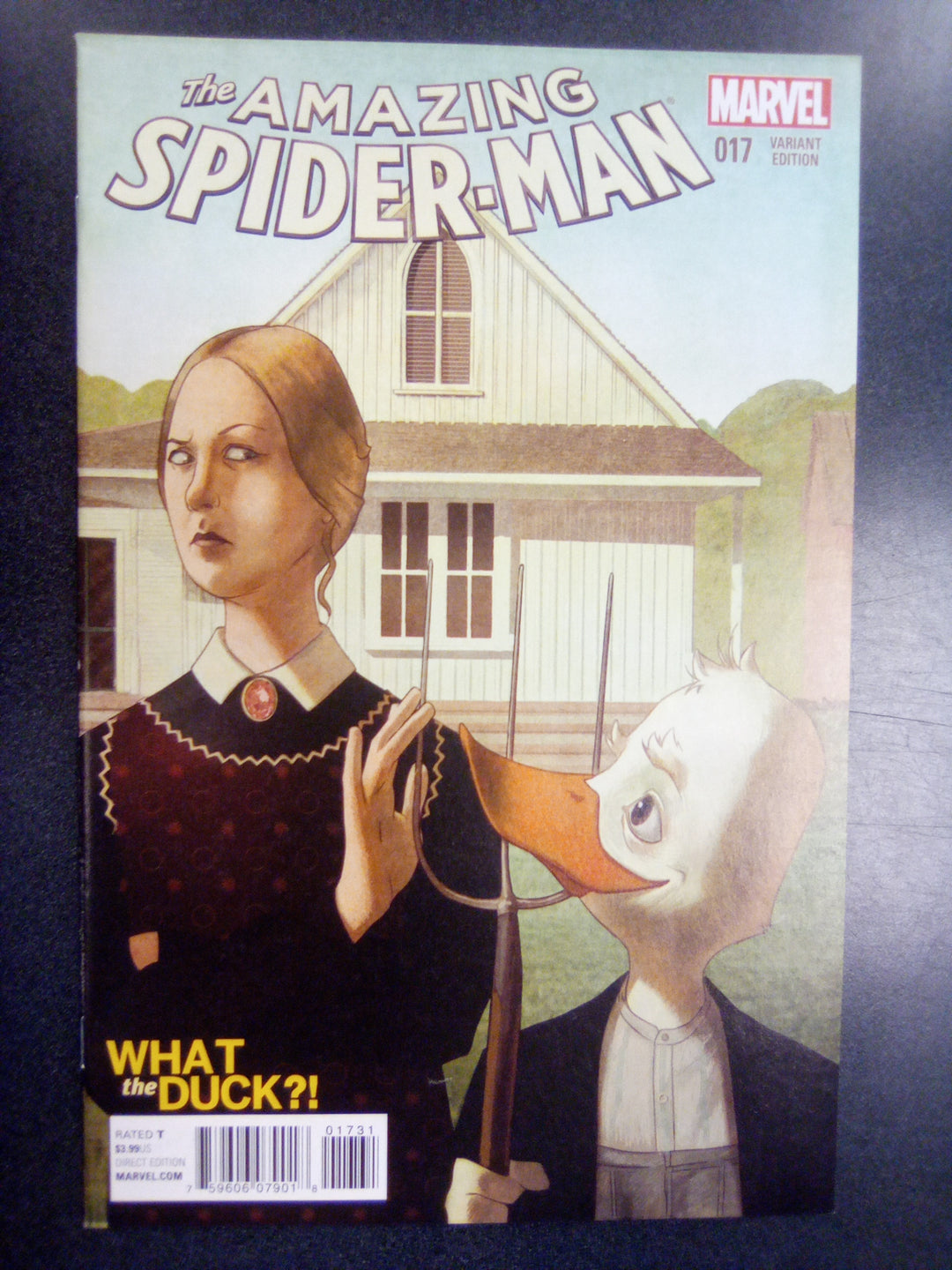 Amazing Spider-Man #17 (2015) Scott Forbes Howard the Duck Variant
