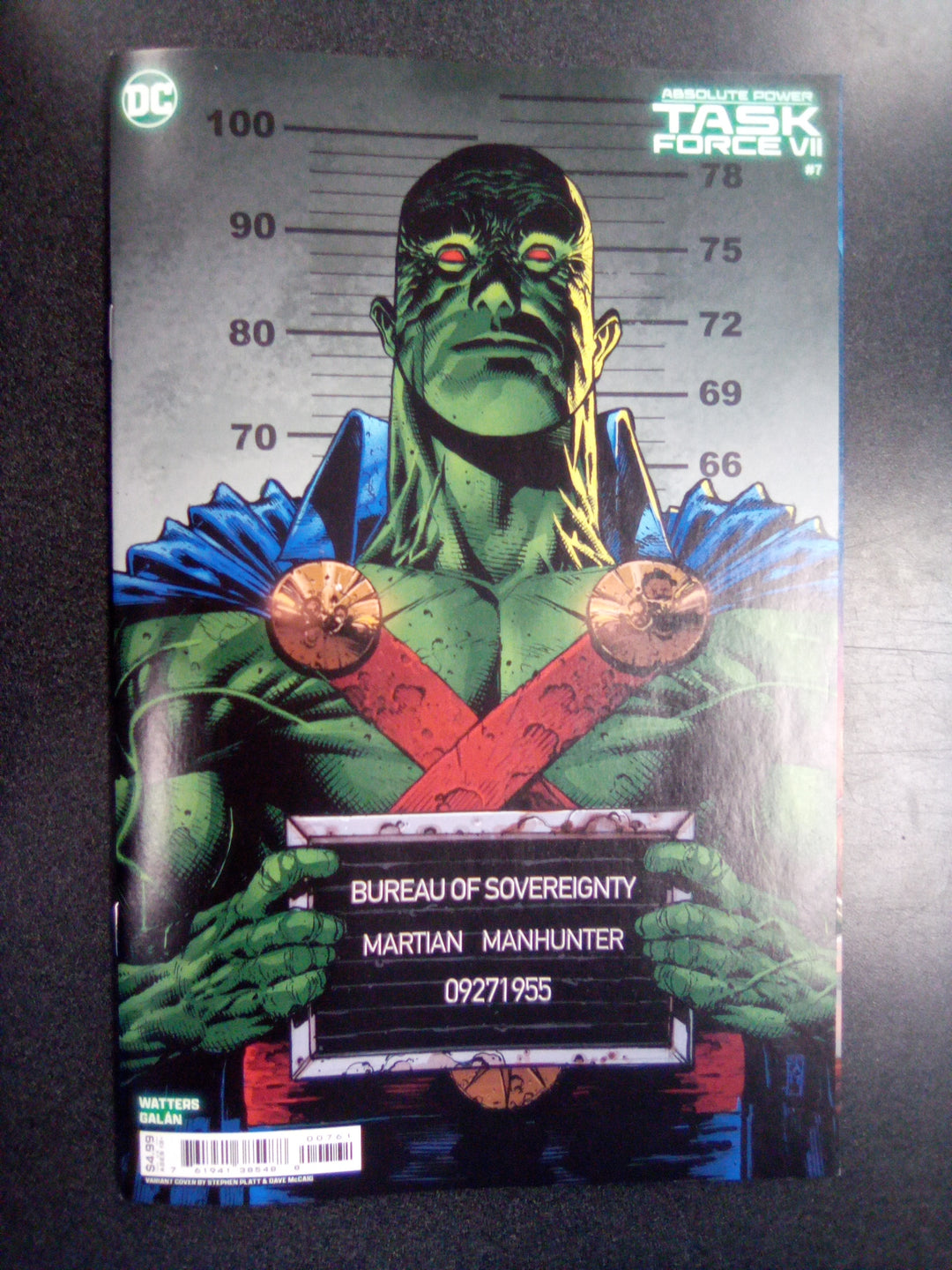 Absolute Power Task Force VII #7 (Of 7) Cover D Stephen Platt Card Stock Variant