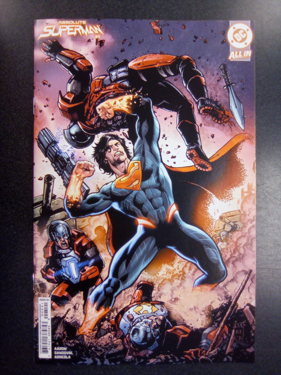 Absolute Superman #5 Cover D 1:25 Darick Robertson Card Stock Variant