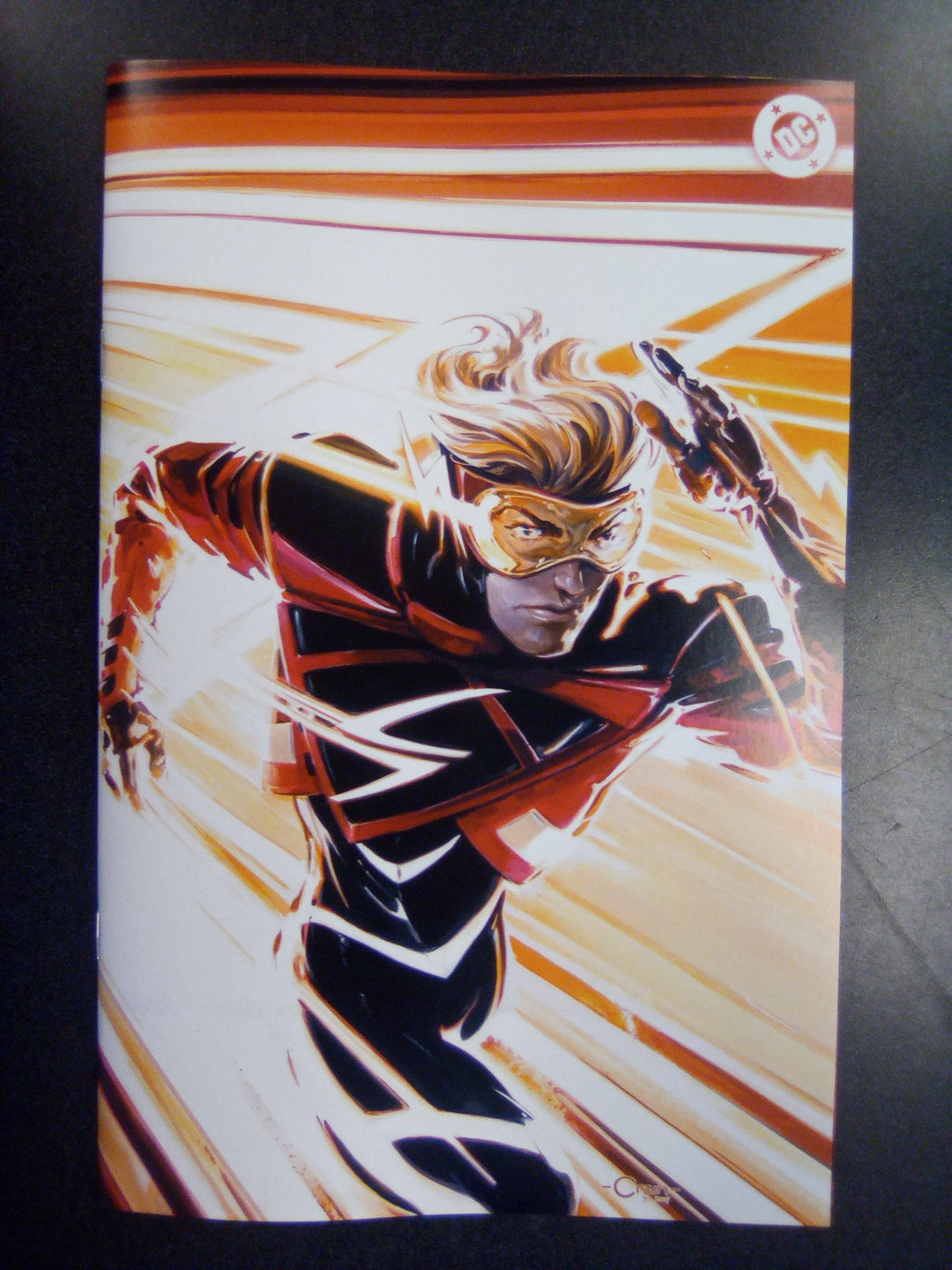 Absolute Flash #1 Cover J 1 in 50 Clayton Crain Virgin Card Stock Variant