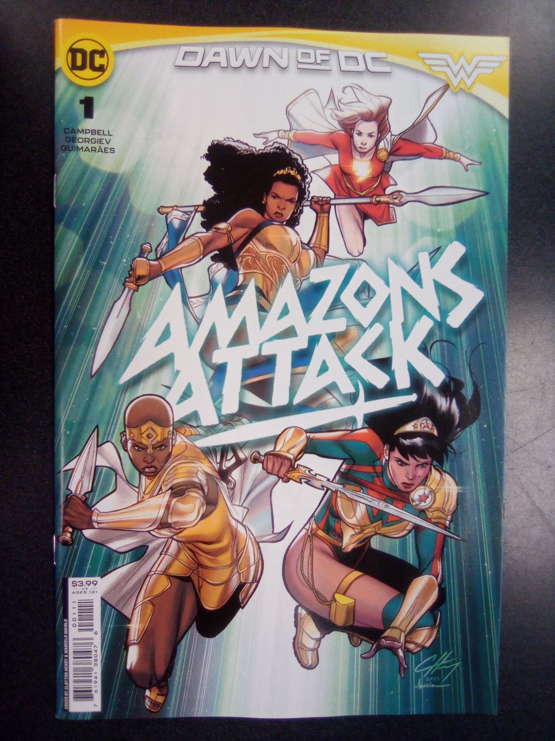 Amazons Attack #1 Cover A Clayton Henry