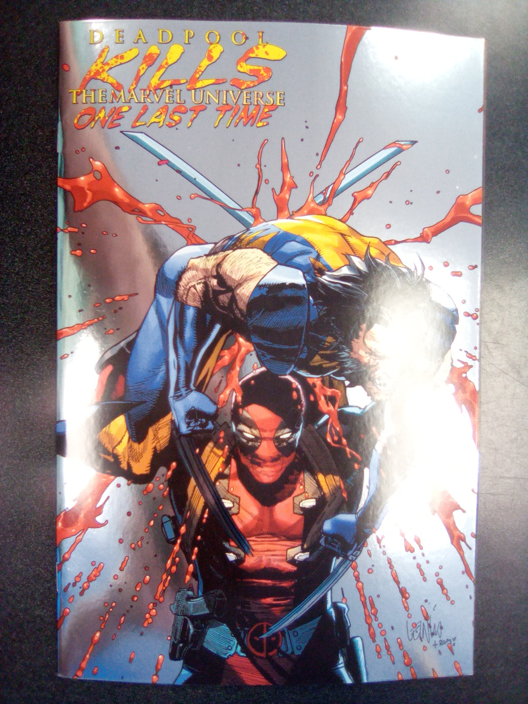 Deadpool Kills The Marvel Universe One Last Time #1 Leinil Yu Foil Variant