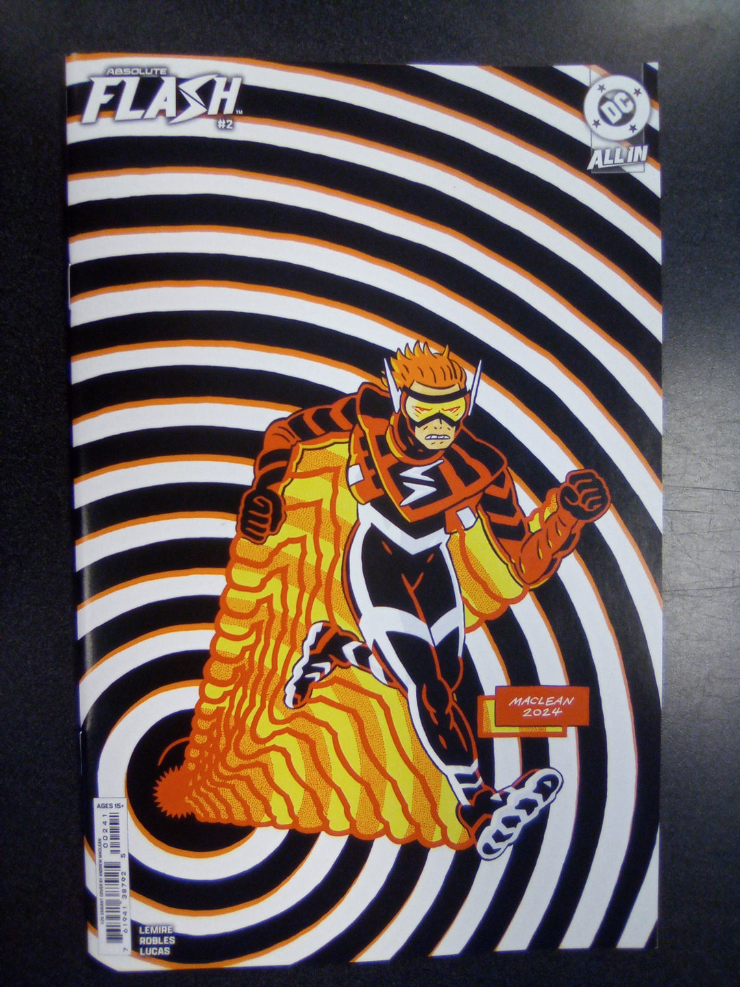 Absolute Flash #2 Cover E 1 in 25 Andrew Maclean Card Stock Variant