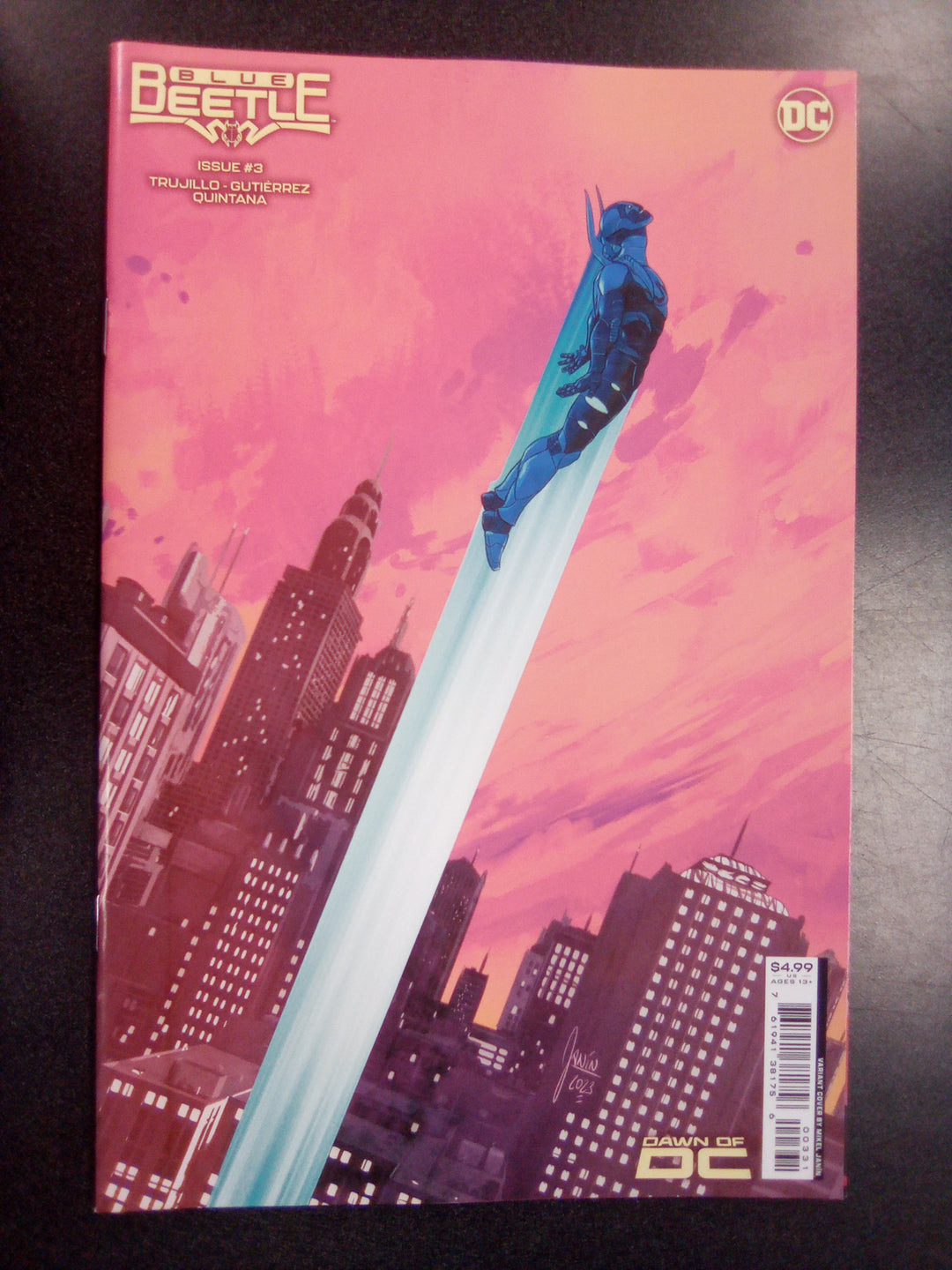Blue Beetle #3 Cover B Mikel Janin Card Stock Variant