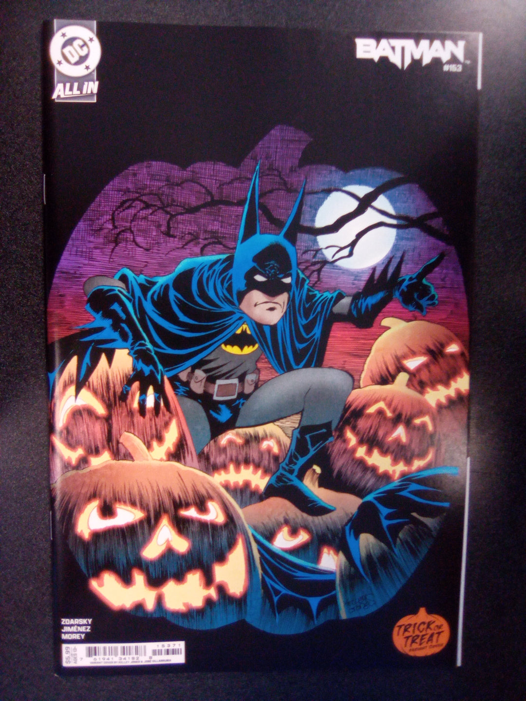 Batman #153 Cover D Kelley Jones Trick Or Treat Card Stock Variant