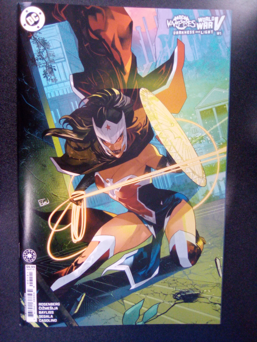 DC vs Vampires World War V Darkness And Light #1 (One Shot) Cover B Edwin Galmon Connecting Card Stock Variant