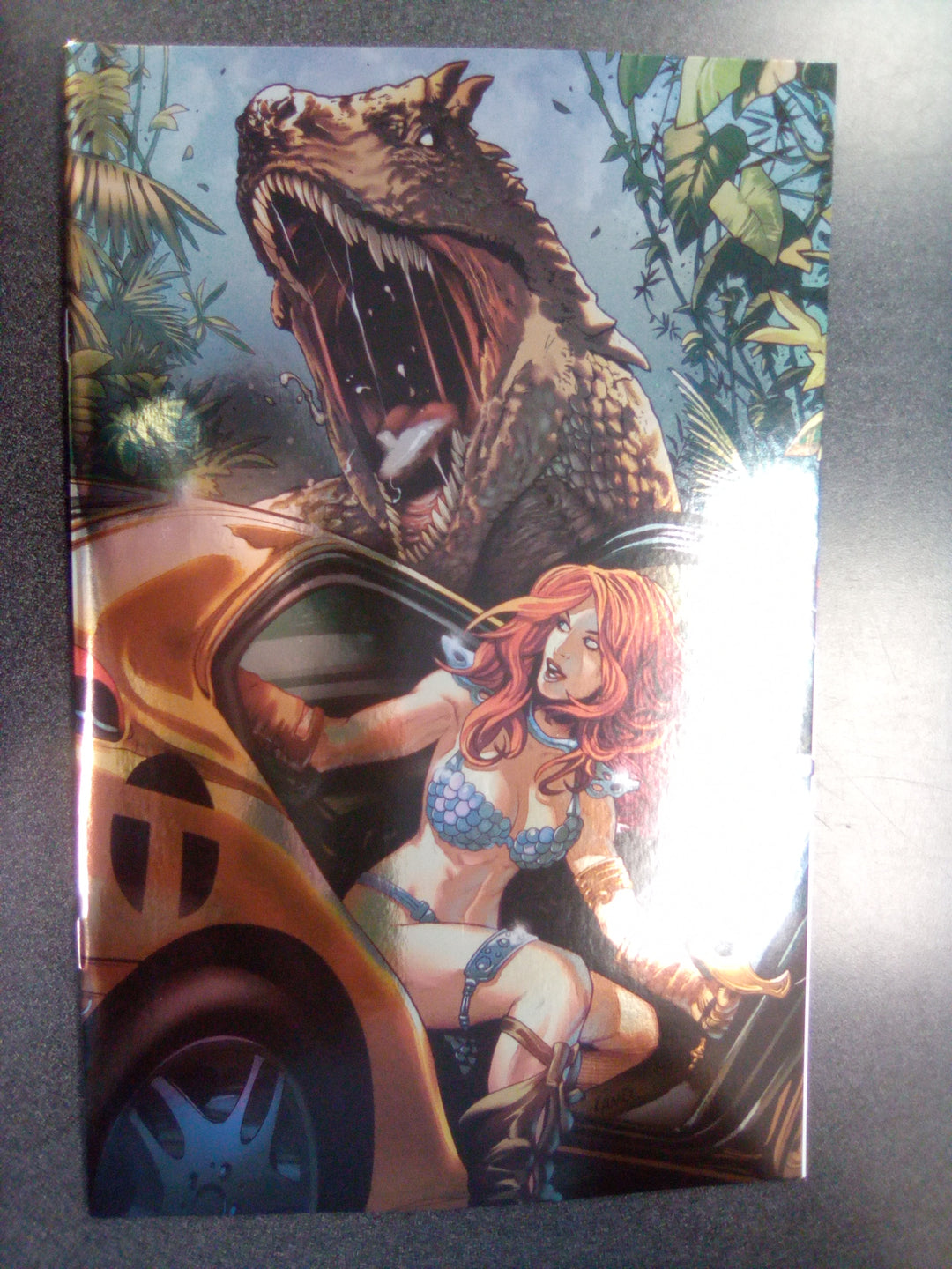 Sonja Reborn #1 Cover P 1:15 Greg Land Foil Full Art Variant