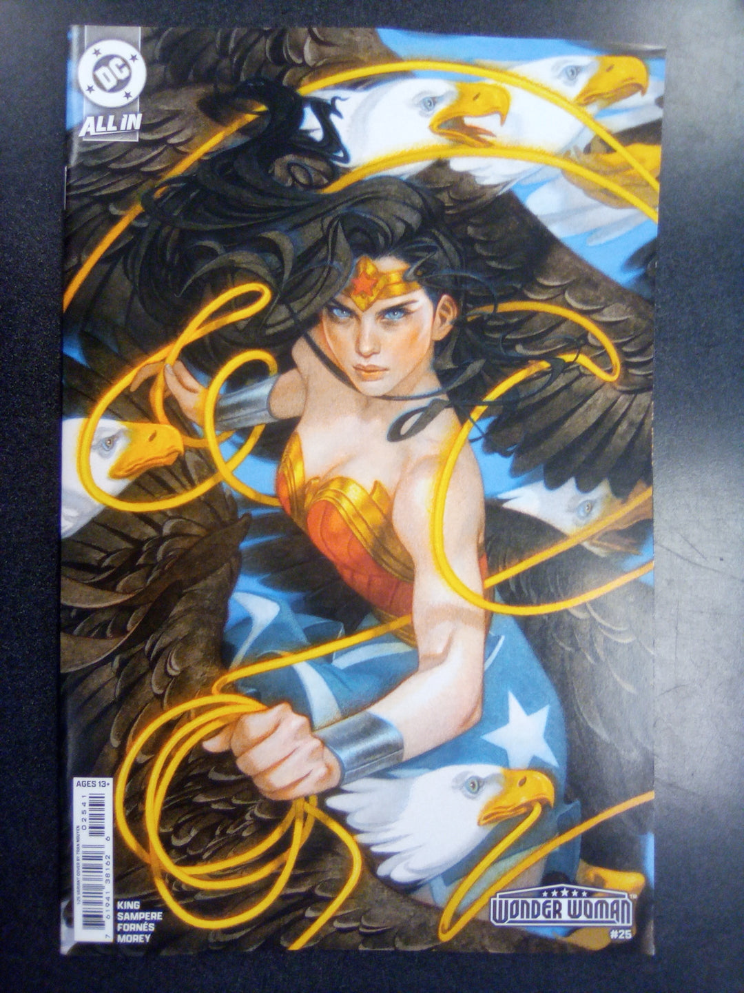 Wonder Woman #25 Cover H 1 in 25 Tran Nguyen Card Stock Variant