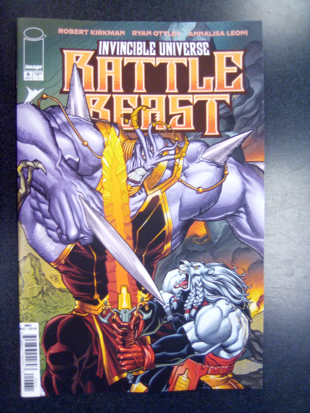 Invincible Universe Battle Beast #6 Cover C 1 in 10 Ej Su Variant