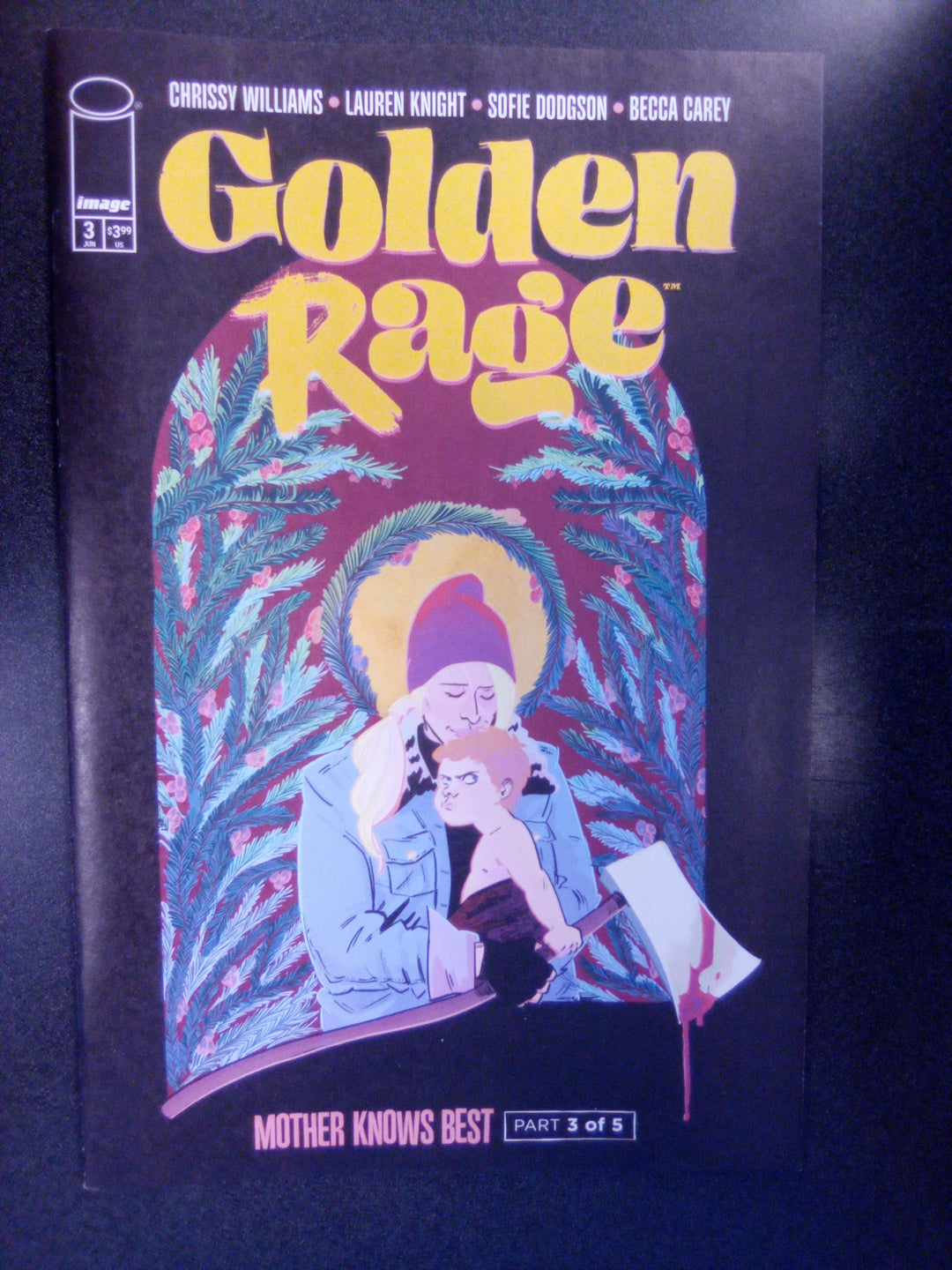 Golden Rage Mother Knows Best #3 (Of 5) Cover A Lauren Knight