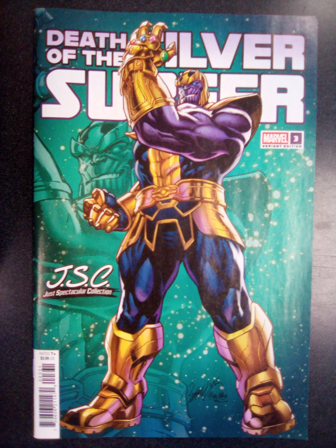 Death Of The Silver Surfer #3 J. Scott Campbell Just Spectacular Collection Variant