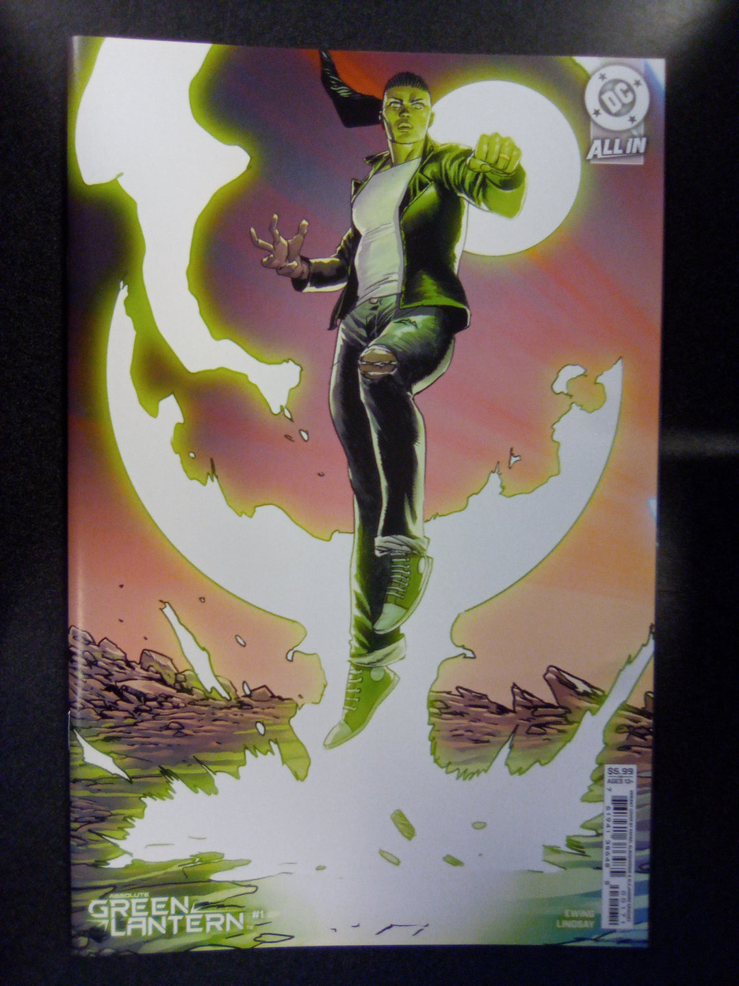 Absolute Green Lantern #1 Cover D Rafael Albuquerque Connecting Card Stock Variant