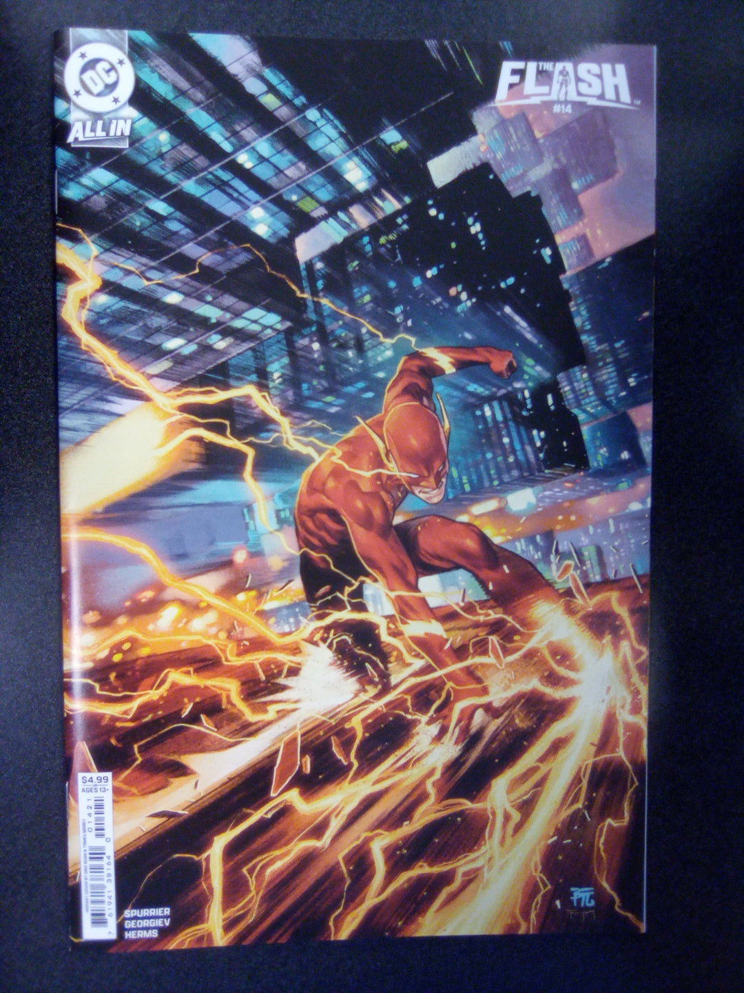 Flash #14 Cover B Dike Ruan Card Stock Variant